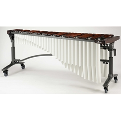 Majestic Reflection Series 4.3 Octave Rosewood Bar Concert Marimba w/ White Resonators M843HW