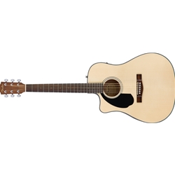 Fender CD-60SCE Acoustic-Electric Dreadnought Guitar - Left-Handed