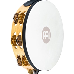 Meinl Traditional 10" Wood Tambourine - Dual Row Mixed Jingles