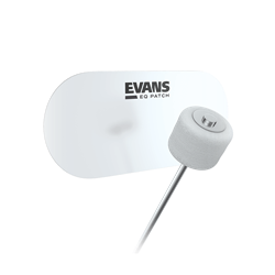 Evans Clear Plastic Double Kick Drum Patch