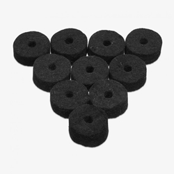 Ahead Black Cymbal Felts - 10-Pack