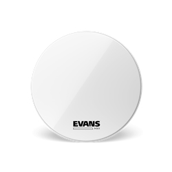 Evans MX1W White Bass Drum Head