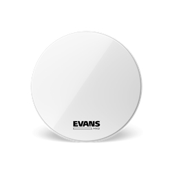 Evans MX2W White Marching Bass Drumhead