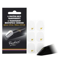 Vandoren Mouthpiece Cushions 6-pack - Thin Clear - VMC6