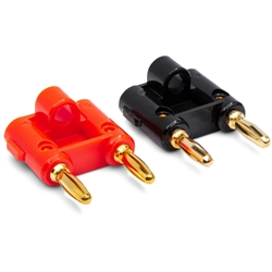 Hosa Dual Banana Connectors - 2pc