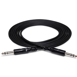 Hosa Balanced Interconnect Cable 1/4" TRS to Same - 10ft