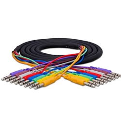Hosa Patch Cables - 1/4" TRS to Same - 1ft