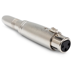 Hosa Adaptor - 1/4" TRS to XLR3F