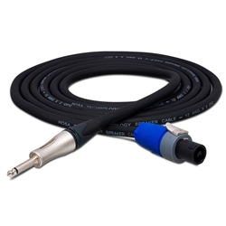 Hosa Edge Speaker Cable - 1/4" TS to SpeakON - 10ft