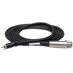 Hosa Unbalanced Interconnect Cable - XLR3F to RCA - 10ft