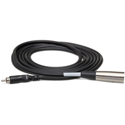 Hosa Unbalanced Interconnect Cable - RCA to XLR3M - 5ft