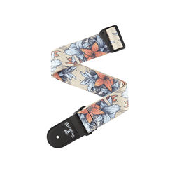 D'Addario Alchemy Woven Guitar Strap - "Death In Bloom"