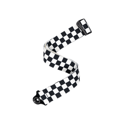 D'Addario Auto Lock Guitar Strap - Checkerboard