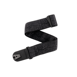 D'Addario Pad Lock Guitar Strap - Lightning Black