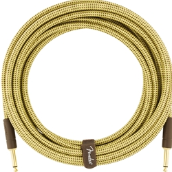 Fender Deluxe Series Instrument Cable - Tan Tweed, 10ft